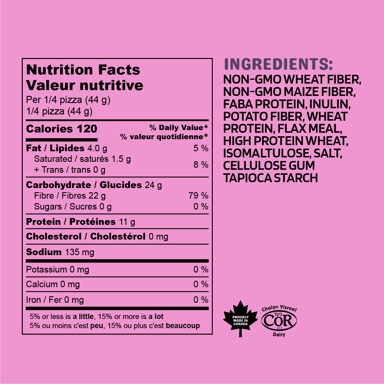 HIGH PROTEIN PIZZA MIX