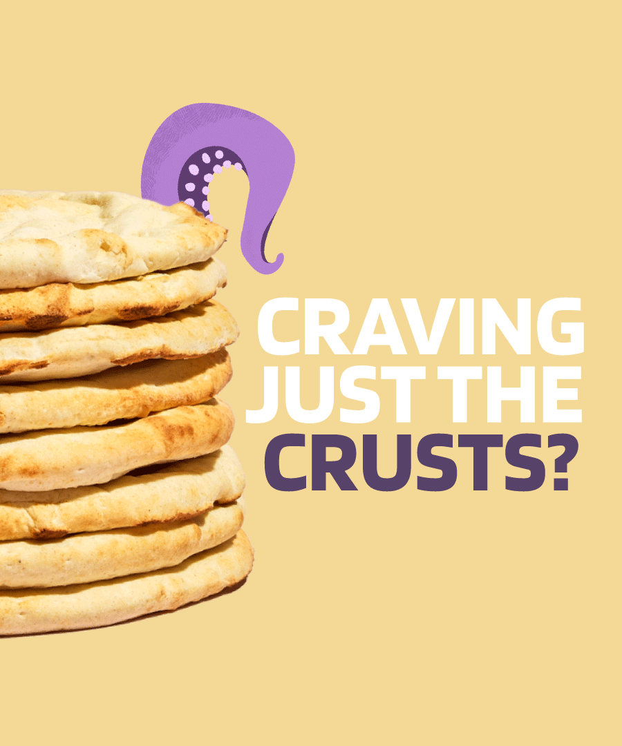 11-inch, Keto friendly guilt-free crust with 11 grams of protein, 22 grams of fibre and 3 grams of net carbs